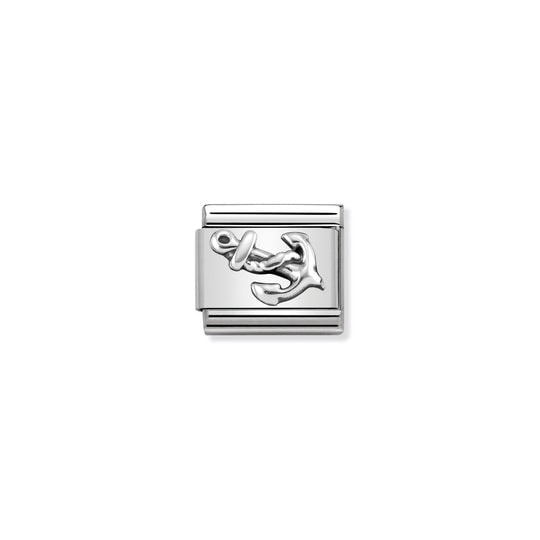 Anchor Charm S/Steel and Silver_0
