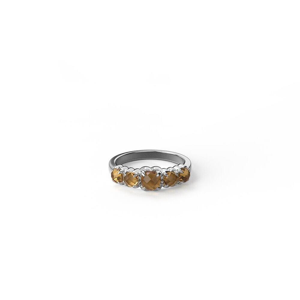 Halo Cluster Ring - Citrine_0