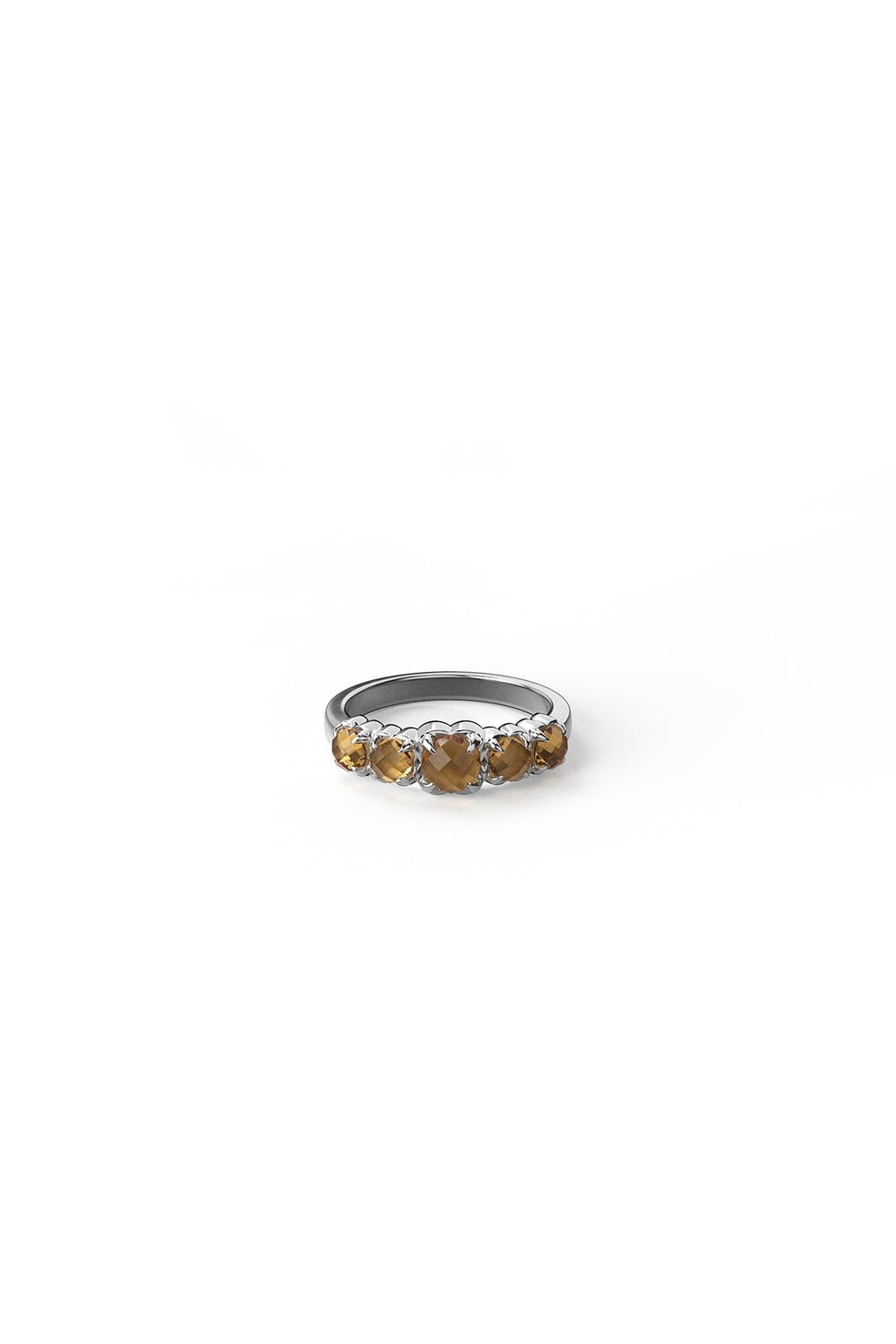 Halo Cluster Ring - Citrine_0