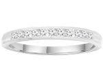 White Gold Lab Diamond Channel Set Ring_0