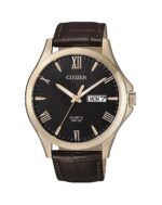 Citizen Gents Rose Gold Analogue Leather Strap_0