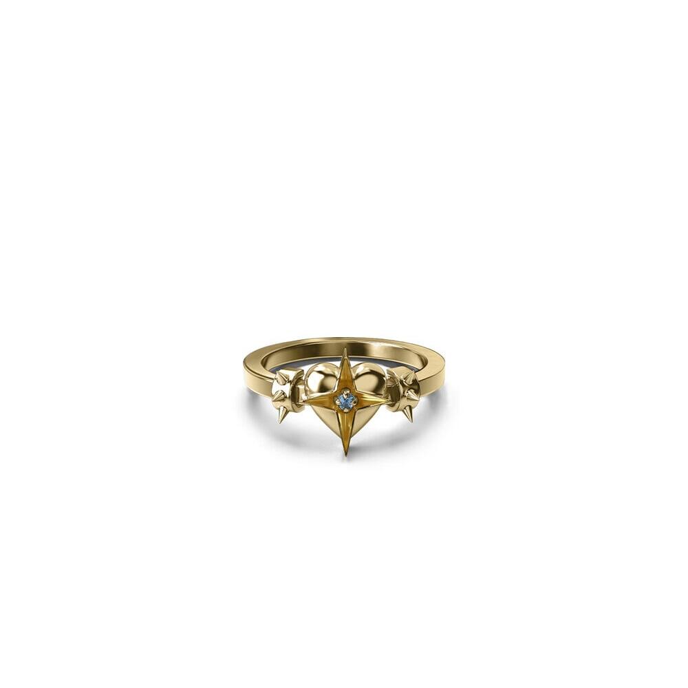 Celestial Heart Ring Gold Plated_0