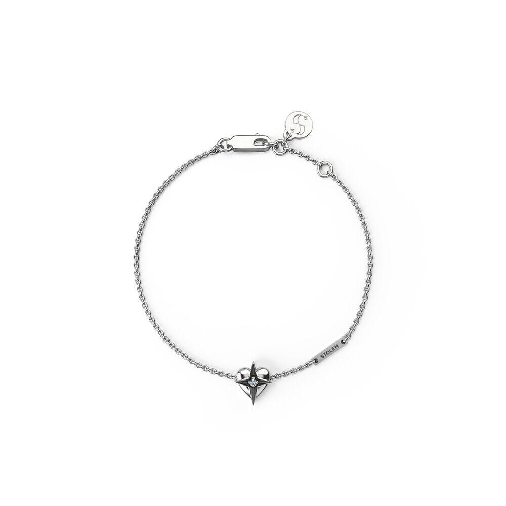 Celestial Heart Bracelet Silver_0