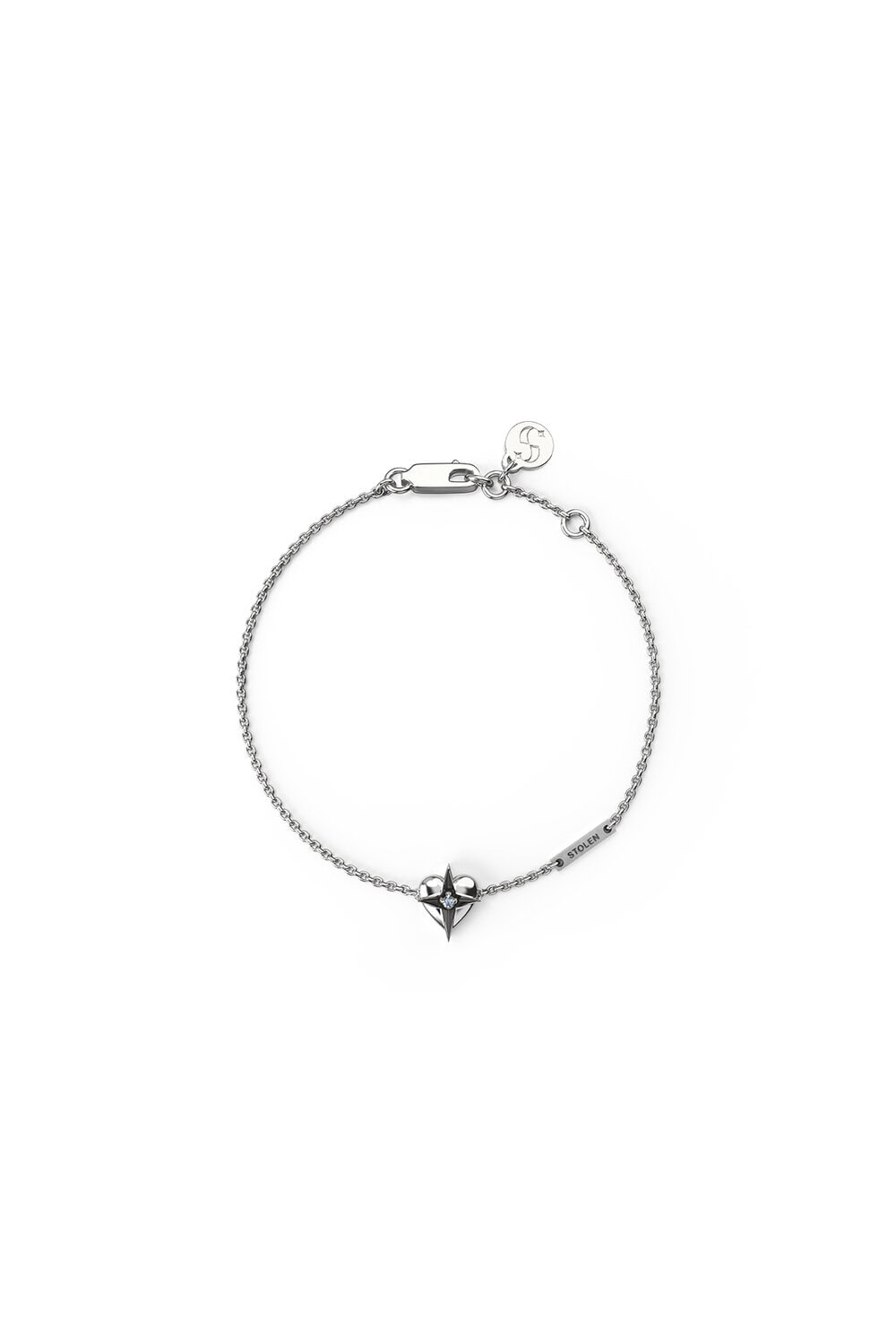 Celestial Heart Bracelet Silver_0