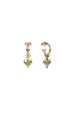 Celestial Heart Anchor Sleeper Gold Plated_0