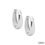 Stainless Steel Hoop Earrings_0
