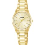 Ladies Gold Analogue Watch 50m_0