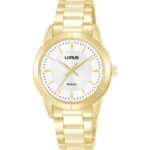 Ladies Gold Analogue Watch 100m_0