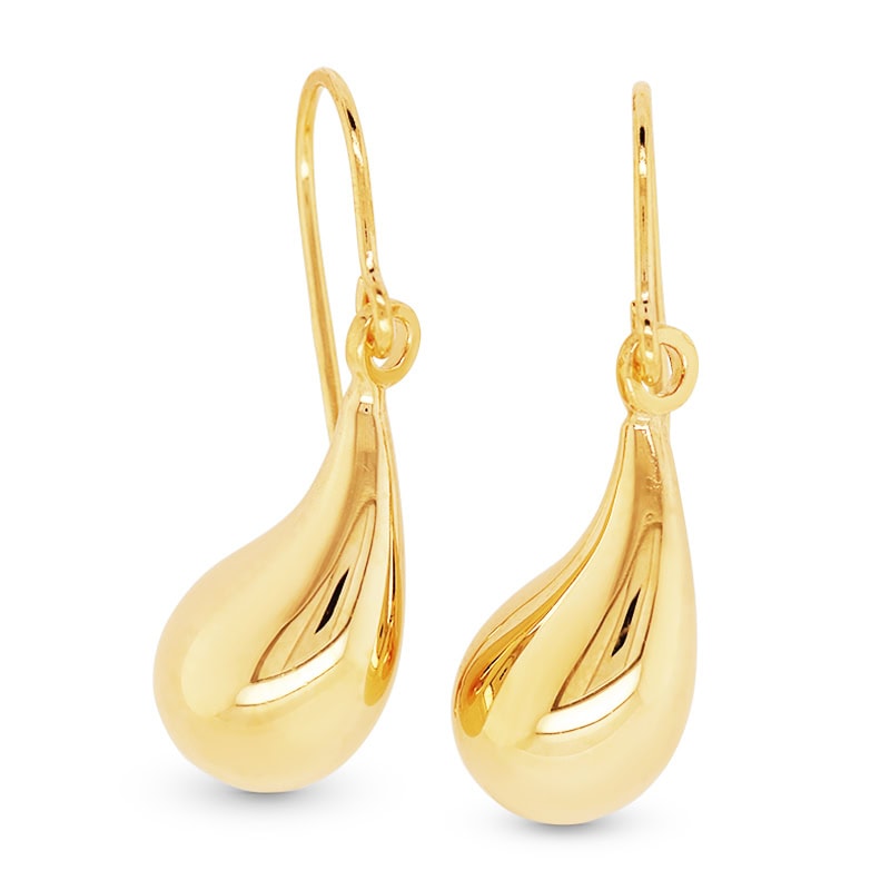 9ct Gold Filled Teardrop Earrings_0
