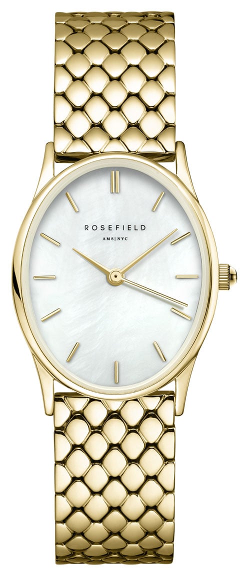 Rosefield Gold Oval Analogue Watch_0