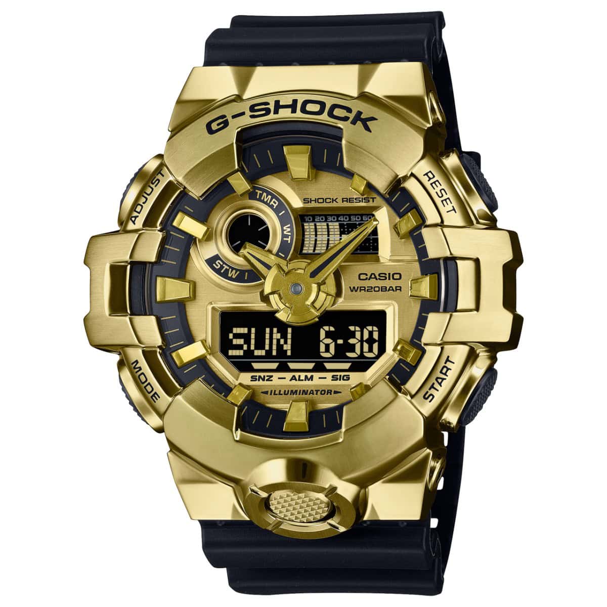 G-Shock Duo Steel/Resin Watch Gold 200m_0