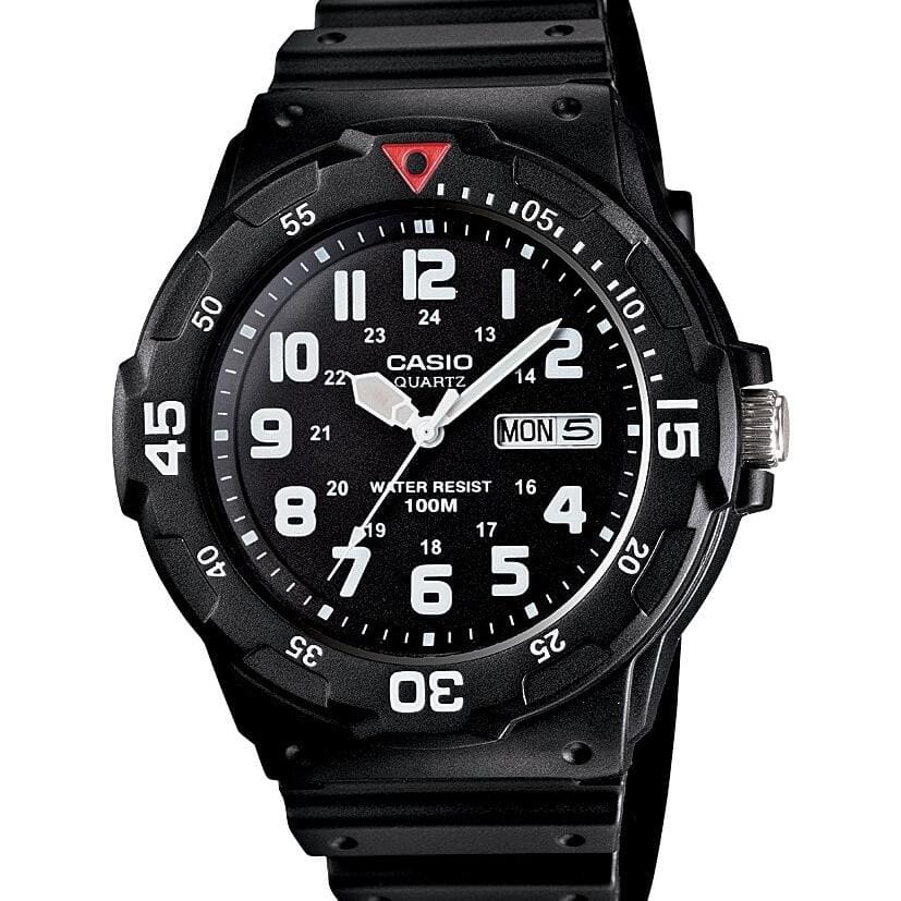 Casio Black Analogue Watch 100m_0
