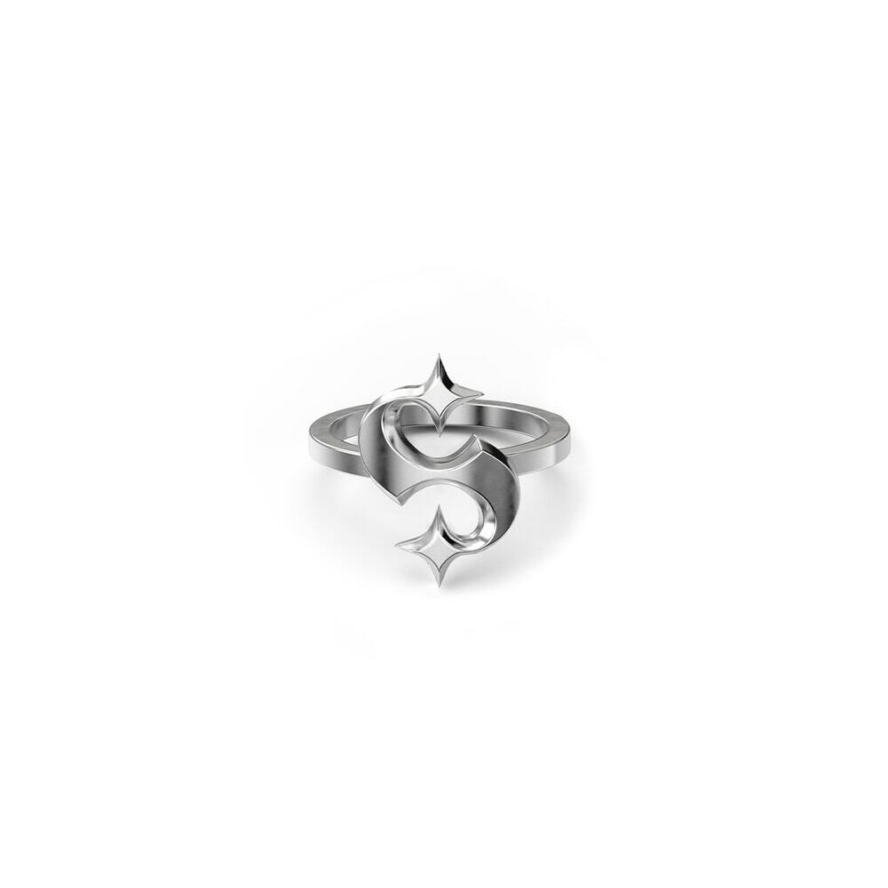 Hidden Hearts Ring (Gothic S) Silver_0