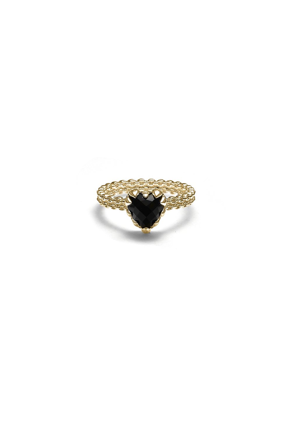 Mini Claw Ring Gold Plated_0