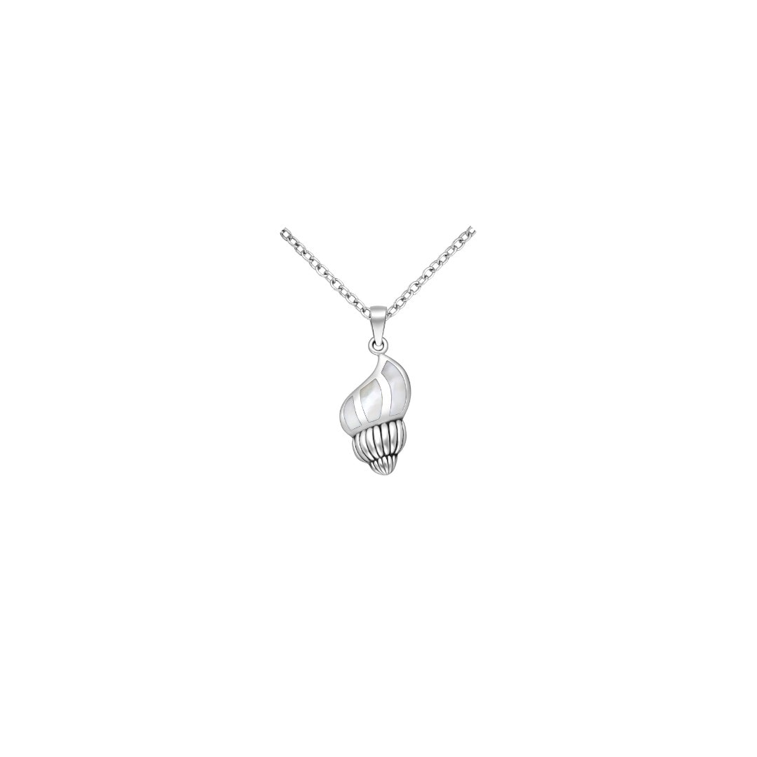 Sterling Silver Shell Pendant with SS chain_0