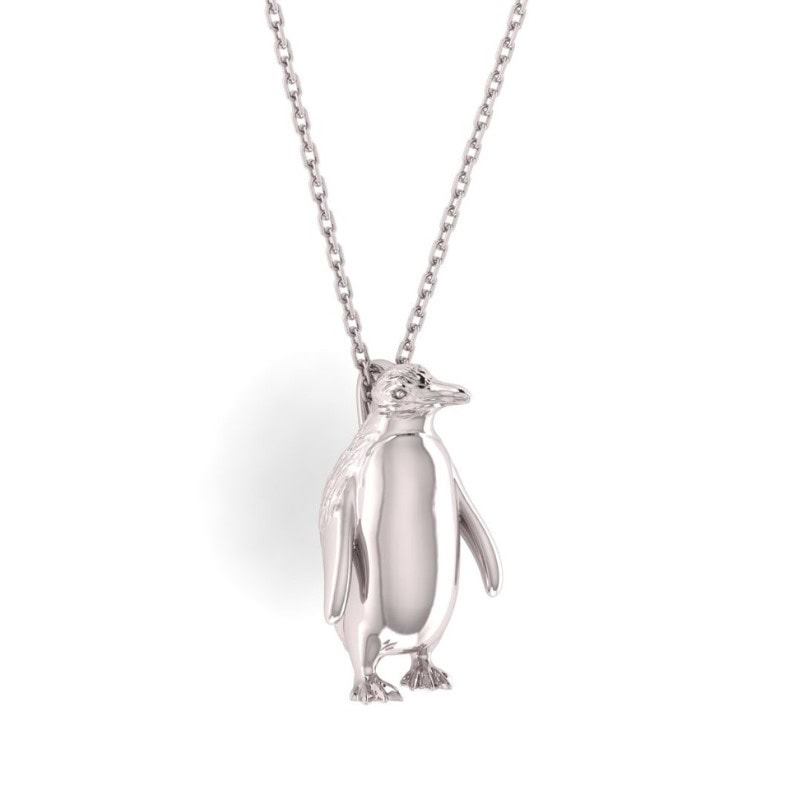 MEMENTO Hoiho (Penguin) Silver Necklace_0