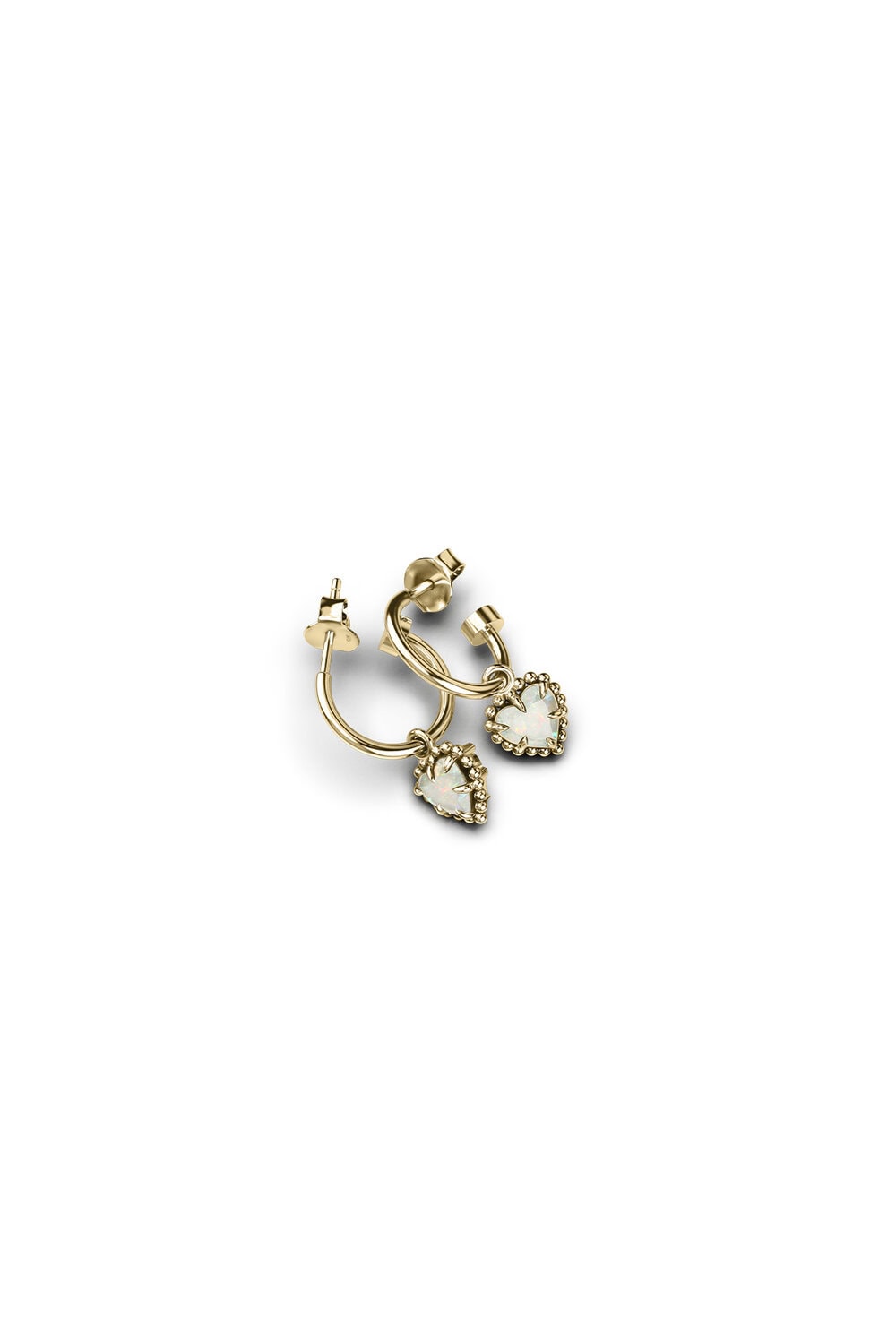 Dahlia's Heart Anchor Sleepers Gold Plated_0