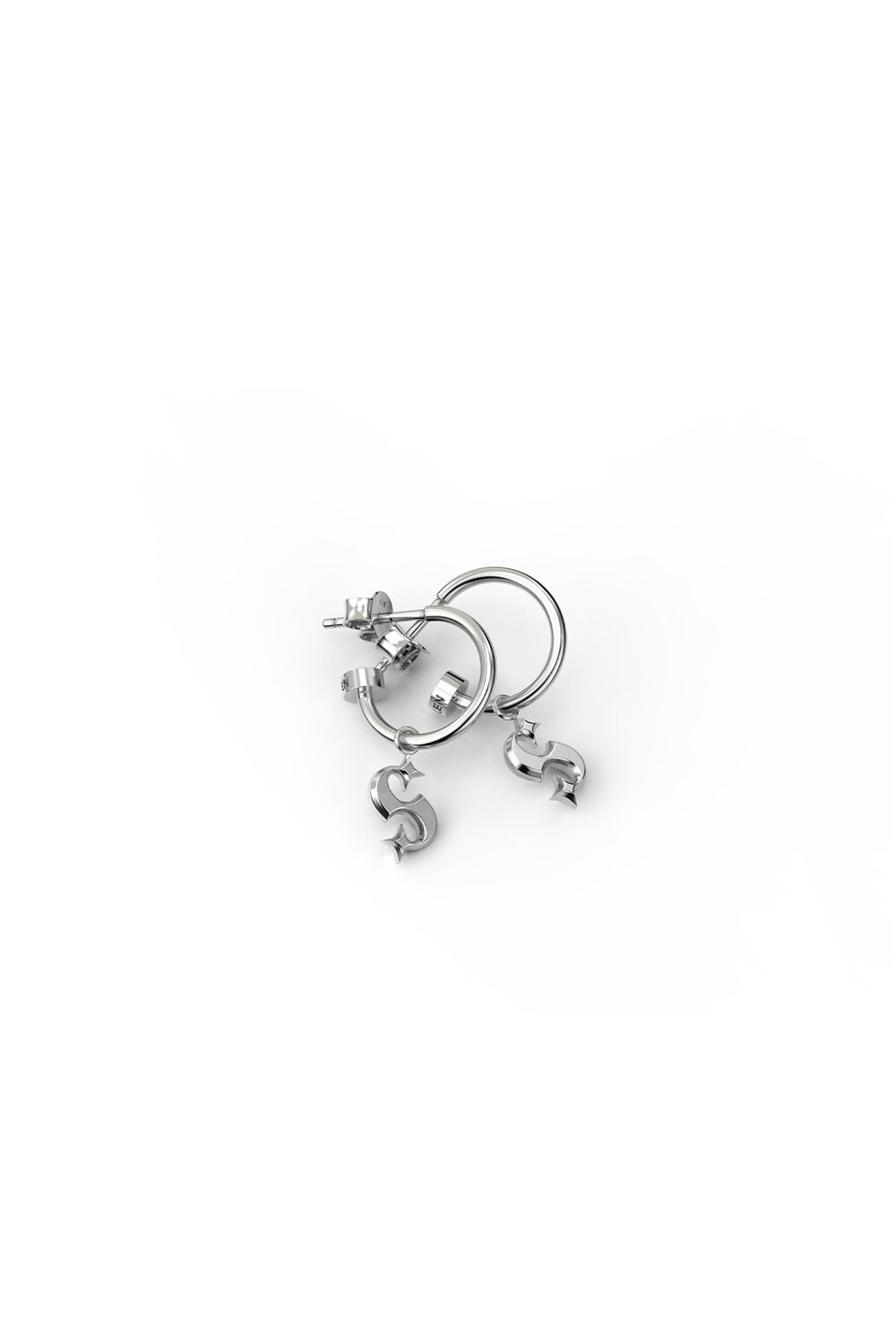 Hidden Hearts Anchor Sleepers (Gothic S) Silver_0