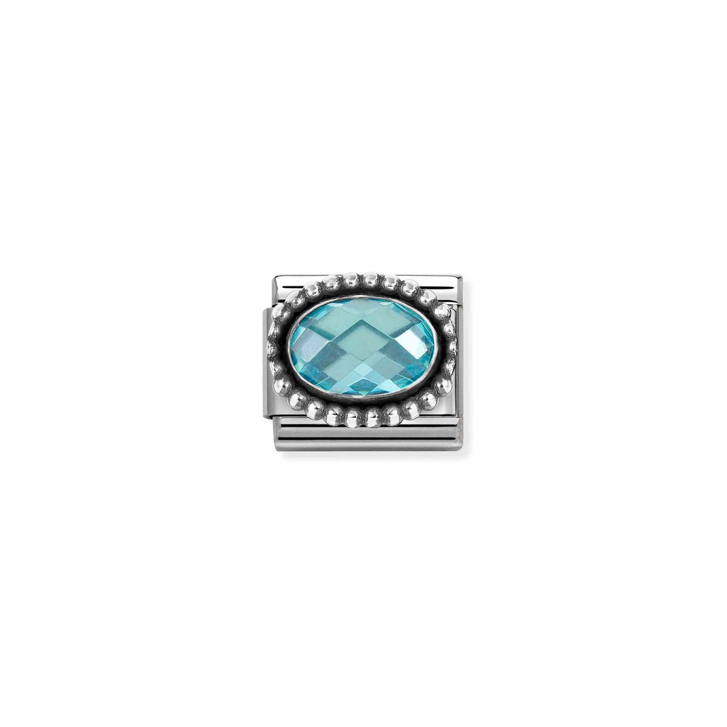 Nomination Light Blue CZ Composable Link Charm_0