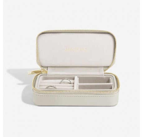 Stackers Medium Travel Jewellery Box Cream_0