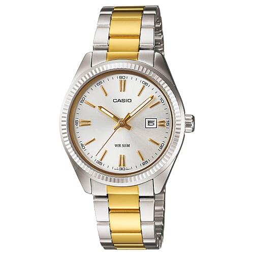 Ladies Two-Tone Analogue Watch 50m_0