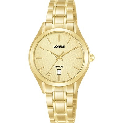 Lorus ladies gold analogue watch 50m WR_0