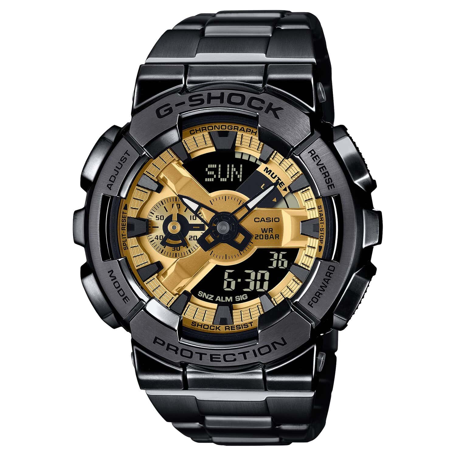 G-Shock G-Steel Black Steel Analogue 200m_0