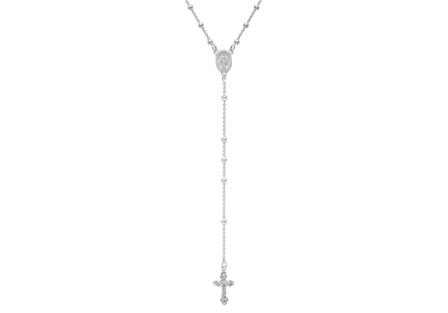 ss rhodium rosary necklace 60cm_0
