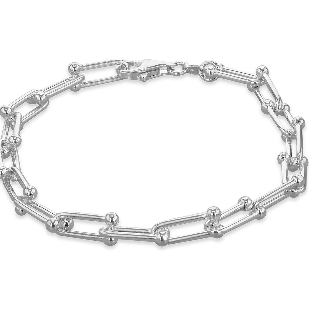 ss imdustrial link bracelet 20cm_0