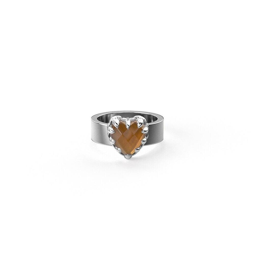 SGC Love Claw Ring Citrine Sterling Silver_0