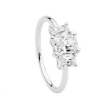 Silver CZ Ring Radiant Cut_0