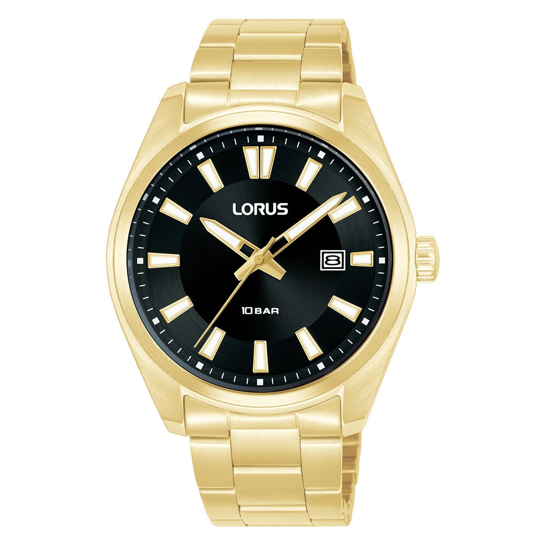 Gents Gold Analogue Watch 100m_0