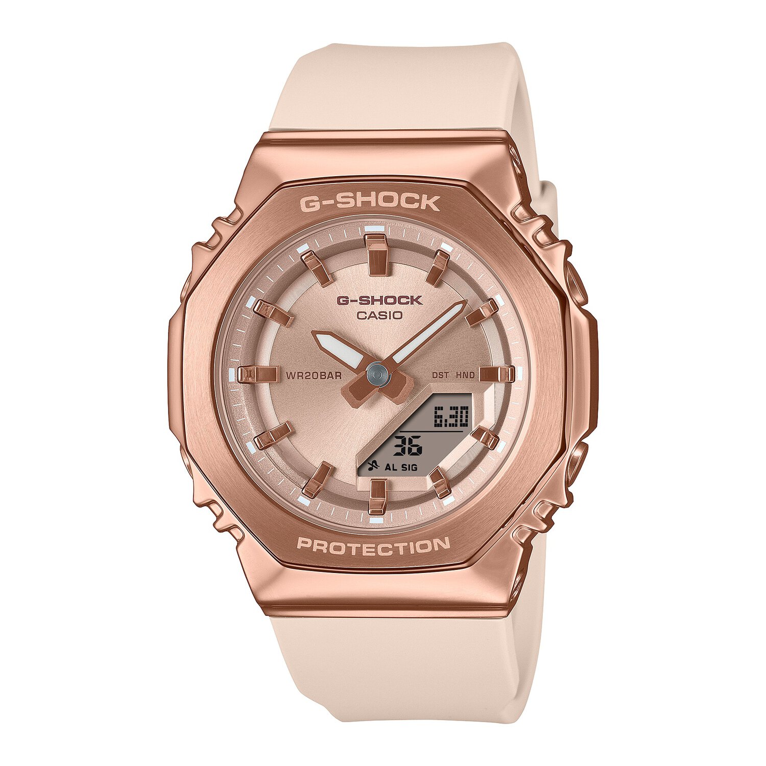 G-Shock Womens Duo Metal and Resin Watch 200m_0