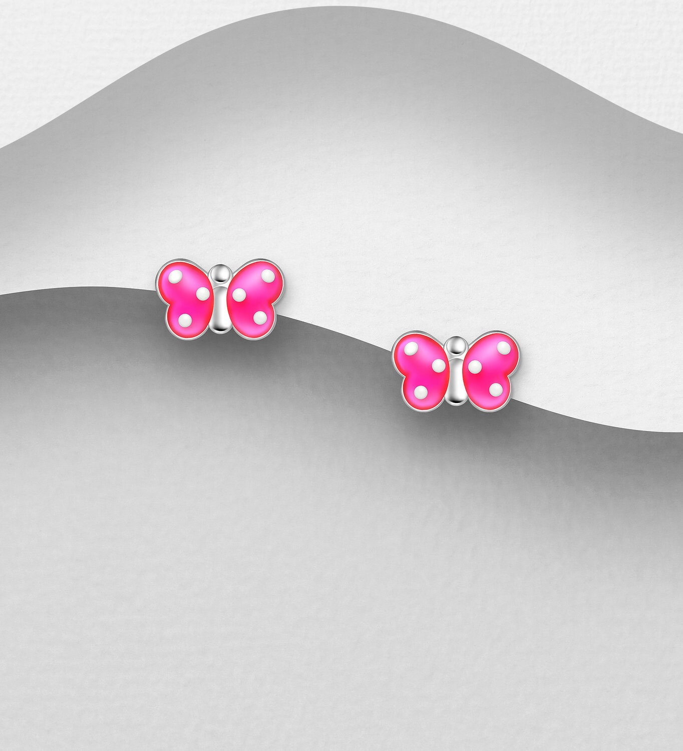 Pink Butterfly Earrings_0