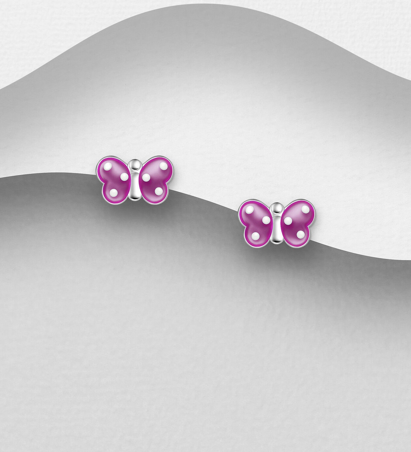 Purple Butterfly Earrings_0