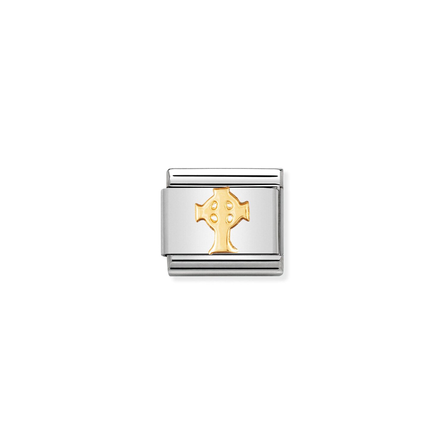 18ct Gold Celtic Cross Charm_0