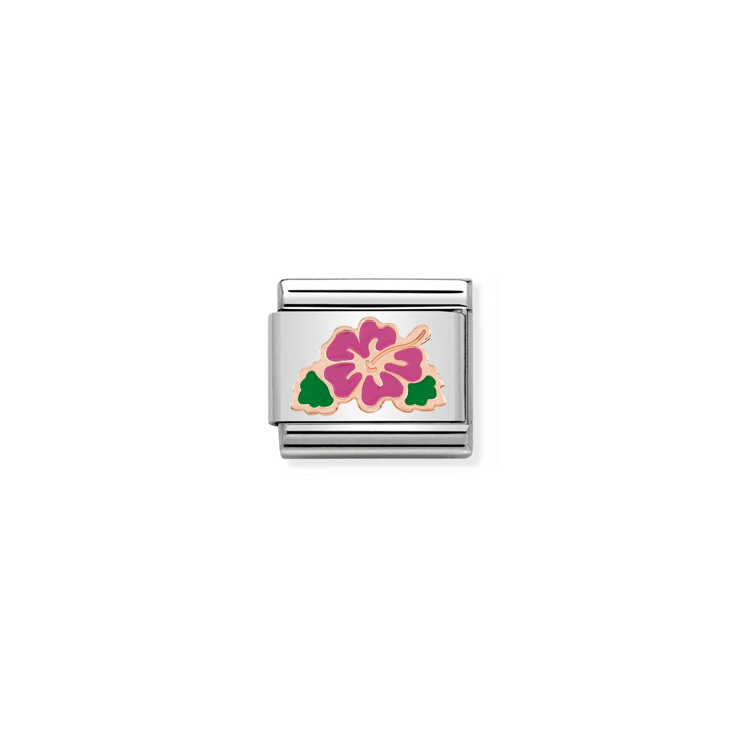 Fuchsia Hibiscus Flower Composable Charm_0