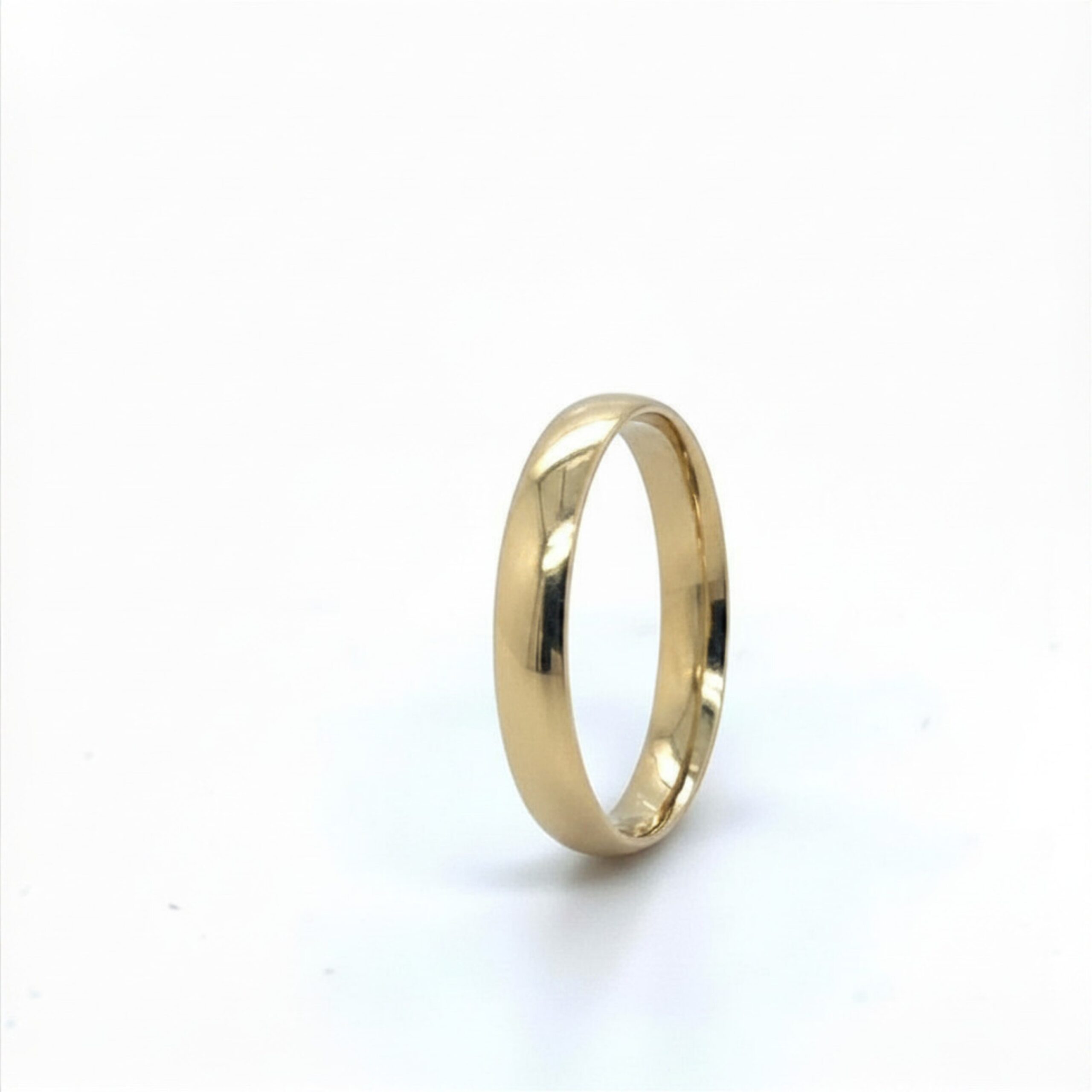 9ct yg ladies wedder 3.5mm size N_0