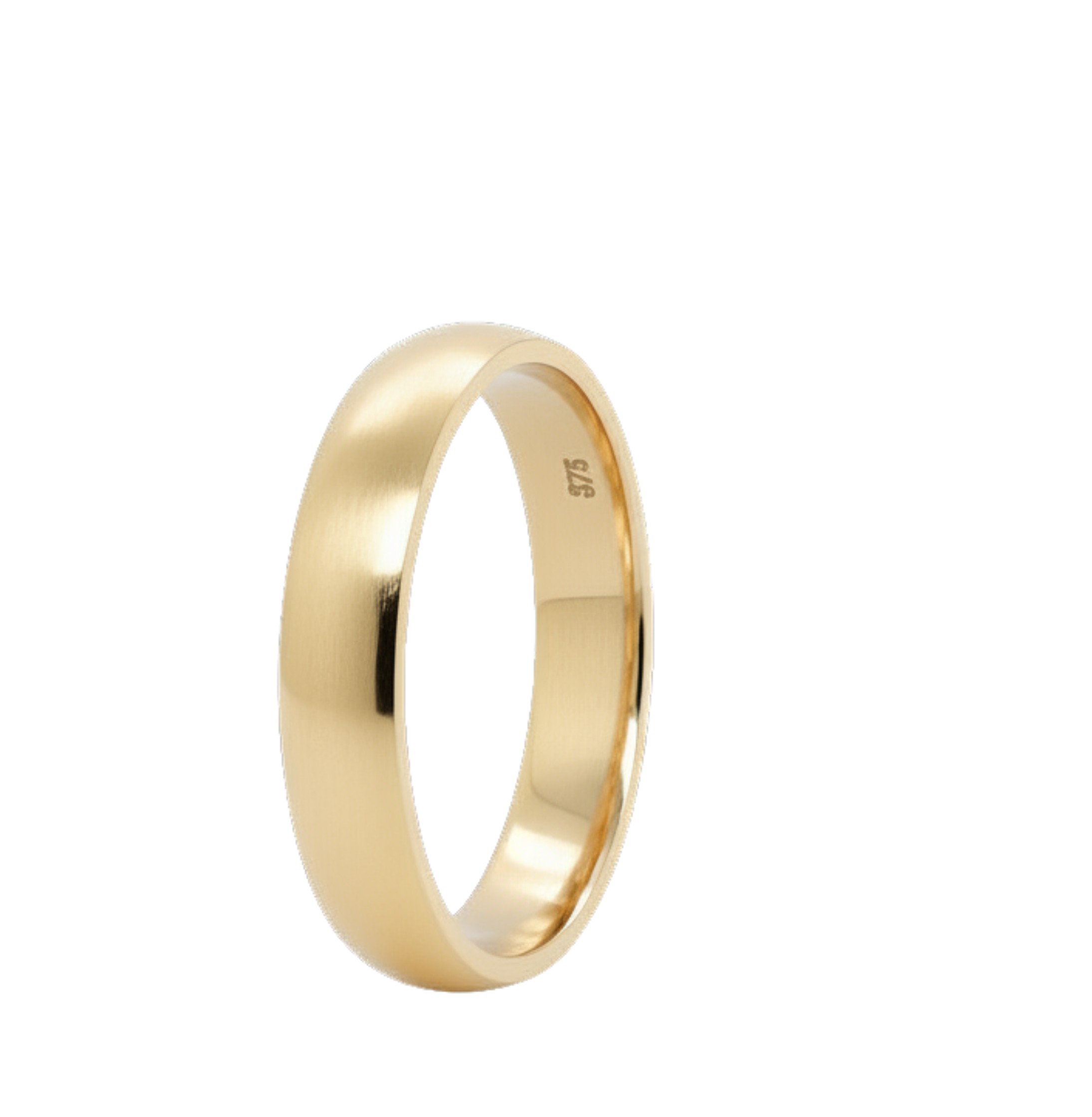 9ct rg 4.5mm wedder size Y 5.85g_0
