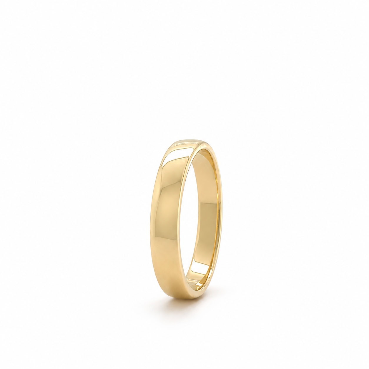 9ct yg 4mm wide wedder size W 4.88g_0