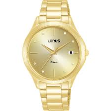 Ladies Gold Analogue Watch_0