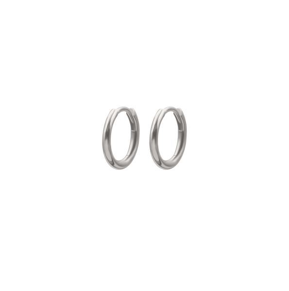 Silver 12mm x 1.5mm Round Huggie_0