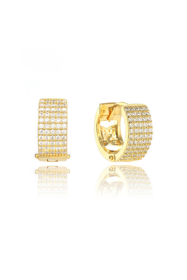 Gold Plated CZ Earrings_0