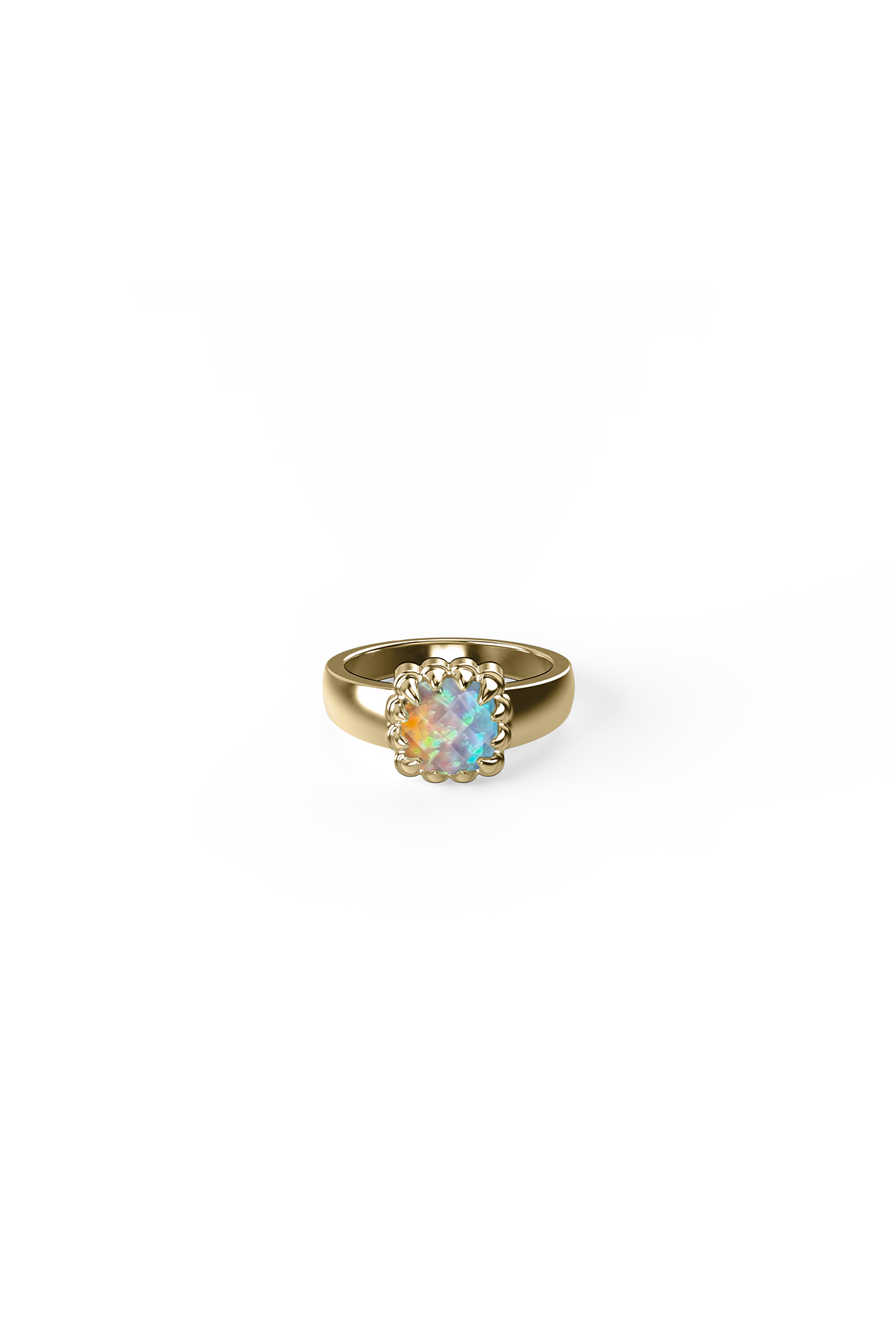 Stolen Girlfriends Club Baby Claw Ring Opal Composite_0