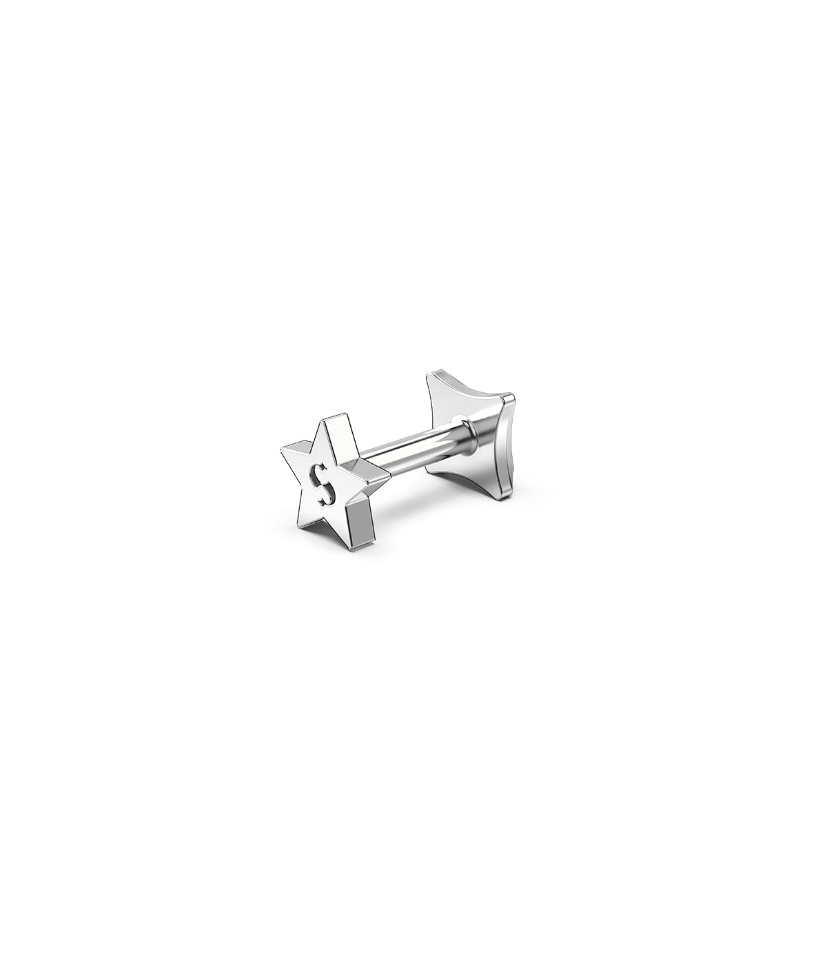 sgc star flat back earring - single_0