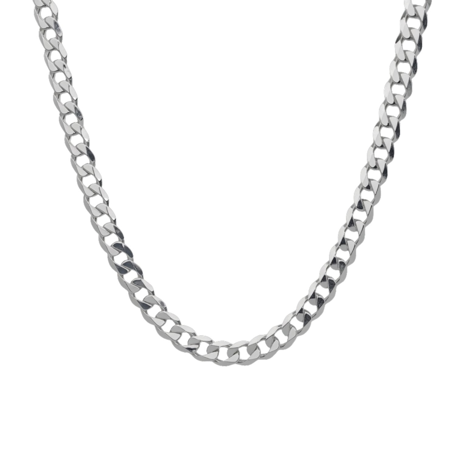 ss heavy gents curb chain 55cm_0