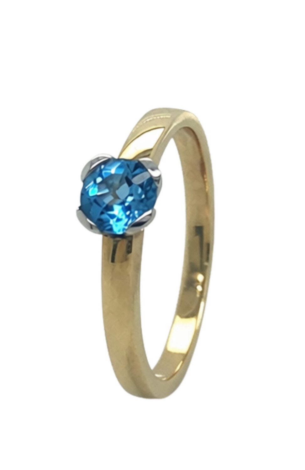 9ct yg blue topaz solitaire_0