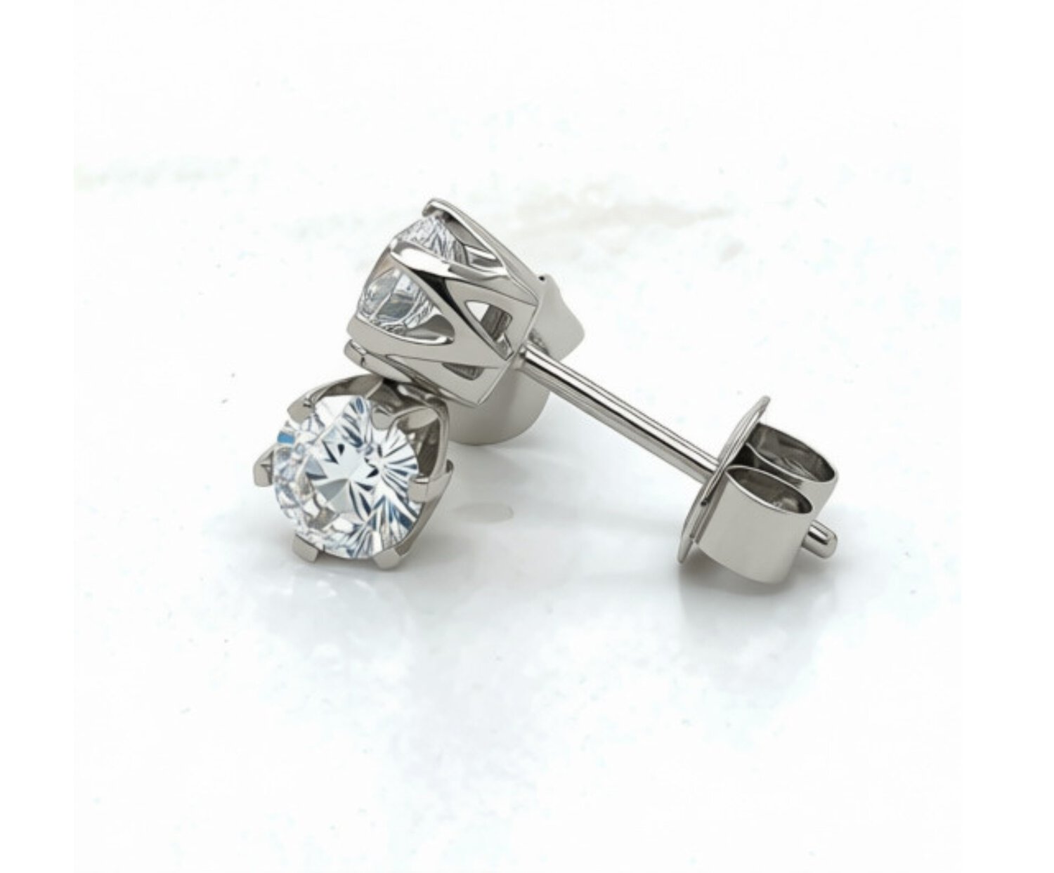 Lab Grown Diamonds 2x 0.42ct 0.84ct TDW F, VS_0