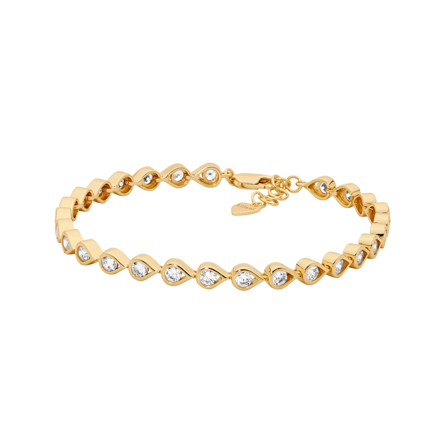Gold Plated CZ Tennis Bracelet_0