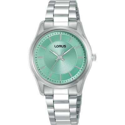 Lorus lds ana 50mtr silver/mint watch_0